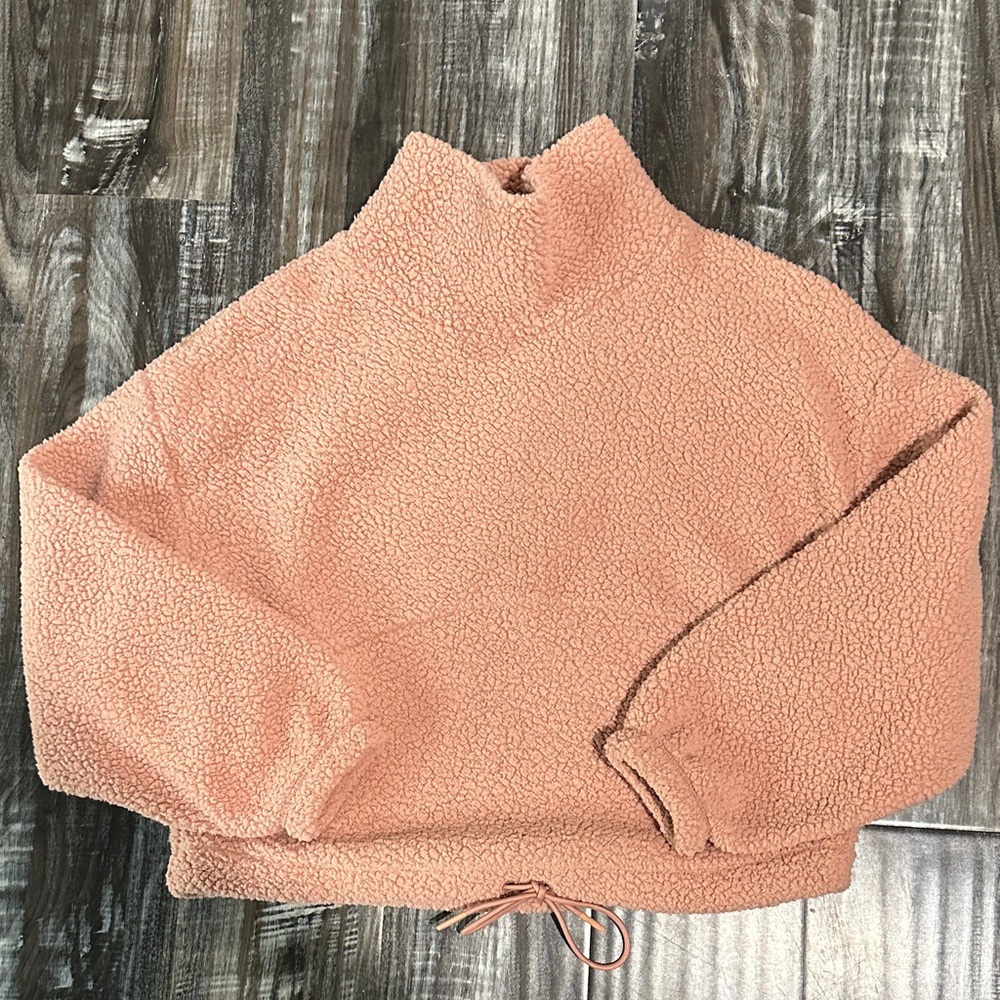 Old Navy Women's Peach Cowl Neck Sweater